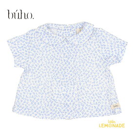 【BUHO】 NB CLOVER BLOUSE | BLUETTE【3か月・6か月】（7569) ブルー クローバー 襟付き ブラウス トップス ベビー服 海外子ども服 輸入アパレル むすめ服 ブーオ アパレル リトルレモネード YKZ SS23 SALE 24SALE