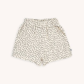 【CarlijnQ】 Mini dots - girls long short【86/92・98/104・110/116】 ひざ丈 ショートパンツ (SS24-MIN218) ボトムス 水玉 短パン ハーフパンツ オーガニック ベビー服 子ども服 むすめ服 WHAT I LIKE カーラインク 海外子ども服 リトルレモネード YKZ