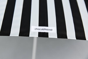 【chocolatesoupチョコレートスープ】キッズサイズS(45cm)5種類の柄から選べる傘/スティックボーダートライアングルアニマルモノクロ【アンブレラ白黒おしゃれ子ども用】あす楽リトルレモネード