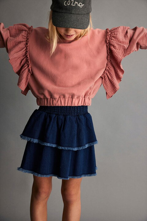 楽天市場】【MY LITTLE COZMO】Herringbone denim skirt 【3歳・4歳・5 