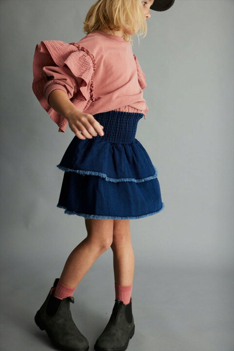 楽天市場】【MY LITTLE COZMO】Herringbone denim skirt 【3歳・4歳・5 