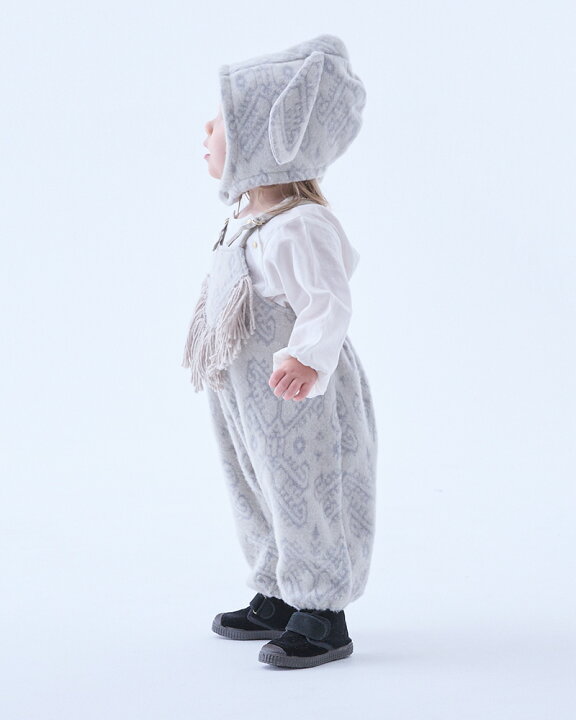楽天市場】エルフィンフォルク Snow Jacquard Rompers ivory (80cm 