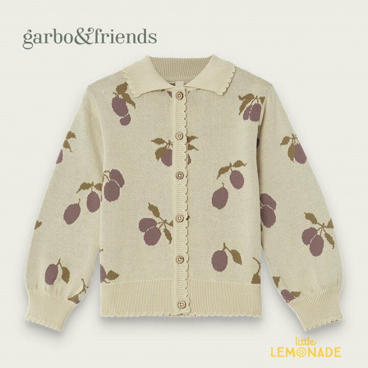 楽天市場】【garbo&friends】Prune Beige Knitted Cardigan 【98/104 