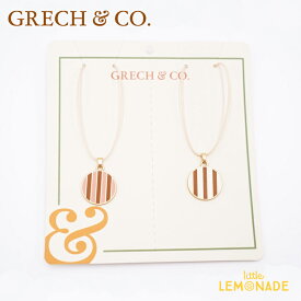 【Grech&co グレックアンドコー】ストライプ エナメルネックレス2個セット / STRIPES ストライプ柄 ボーダー おしゃれ 女の子 ENAMEL NECKLACE 2 PIECES あす楽 リトルレモネード