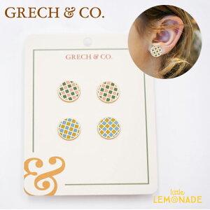 yGrech&co ObNAhR[z`FbN GisAX2Zbg / CHECKS ANZT[ `FbN  ̎q ENAMEL EARRING gl[h SALED