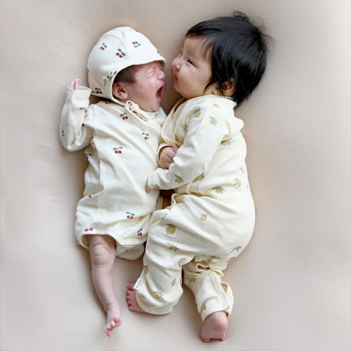 楽天市場 Konges Sloejd チェリー柄 ロンパース 56 68cm 新生児 1 3か月 6か月 前開き ボディ 長袖 Cherry Newborn コンゲススロイド ベビー 子供 男の子 女の子 おしゃれ リトルレモネード ベビー服 アパレル リトルレモネード楽天市場店