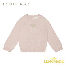 【Jamie kay】 Ella Jumper Pink Clay 【1歳】 ニット トップス セーター ピンク ベビー キッズ 子供 男の子 女の子 おしゃれ リトルレモネード 子供服 アパレル Isabelle Collection ★SALED