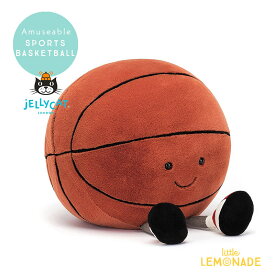 【Jellycat ジェリーキャット】Amuseables Sports Basketball (AS2BK) バスケットボール H25 X W22cm アミューズバル スポーツシリーズ ぬいぐるみ 【プレゼント ギフト】【正規品】 あす楽 リトルレモネード