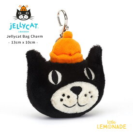 【Jellycat ジェリーキャット】 ジャック バッグチャーム Jellycat Bag Charm 13 x 10 cm キーホルダー クロネコ ぬいぐるみ 手のひらサイズ ぬいぐるみチャーム【正規品】 JELC4BC リトルレモネード