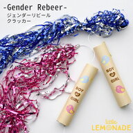 ジェンダーリビールクラッカー スモールサイズ boy or girl 性別発表 ベビーシャワー 記念日 クラッカー …