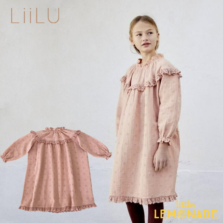 楽天市場】【LiiLu】 Franka Dress 【6歳/8歳】 ワンピース ピンク 