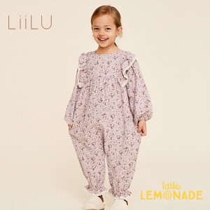 yLiiLuz Ayda Flower Playsuit y12/18/24z liaw22_067 ԕ p[v t  vCX[c I[C Aqǂ COAp [ hCc I[KjbN g