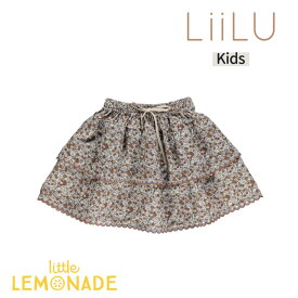 【LiiLU】 Sanja Skirt 【2歳/4歳/6歳/8歳/10歳/12歳】 花柄 flour スカート ミニスカート 花柄 フラワー flour リール ドイツ 子供服 海外ブランド 女の子 YKZ リトルレモネード アパレル SS23 24SALE