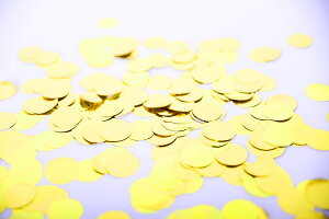 【LittleLemonade】コンフェッティリッチゴールド50g入り【紙吹雪装飾結婚式パーティーお祝いゴールド】飾り付け誕生日お祝いデコレーションconfettiRichGold】あす楽リトルレモネード