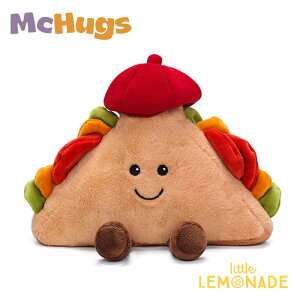 �yMcHugs�z Delicious Sandwich �T���h�C�b�` �ʂ������ 18cm �T���h�E�B�b�` �p�� ���܂܂��� �ۈ牀 �H�� �H�ו� ���킢�� �}�b�N�n�O�X ���g�������l�[�h lnw MC400208
