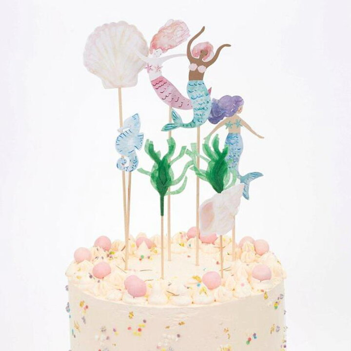 楽天市場】【Meri Meri】マーメイドケーキトッパー Mermaid Cake 