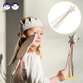 【Mimi&Lula】BLOSSOM FLORAL WAND マルチリボンの花柄スターワンド ステッキ スター 星 パステル ブロッサム フローラル 女の子 アクセサリー キッズ 誕生日 プレゼント ギフト ミミアンドルーラ リトルレモネード 125094 23 30sale