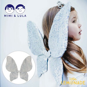 �yMimi&Lula�zSparkle Sequin Wings �X�p���R�[�� �V���o�[ �d���̉H�� �� ���̎q �d�� �H �ߑ� �R�X�v�� �R�X�`���[�� �n���E�B�� �N���X�}�X ���� �L�b�Y �a���� �v���[���g �M�t�g �e�B���J�[�x�� 