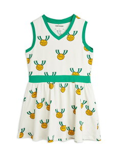 �yMini Rodini�zMEDALS AOP SS DRESS �y92/98�E104/110�z �m�[�X���[�u �����s�[�X ���_���� �C���X�g ���j�[�N �x�r�[�� �q�ǂ��� �A���A�p���� �C�O���ǂ��� �k�� ���g�������l�[�h �~�j���f�B�[�j(24250