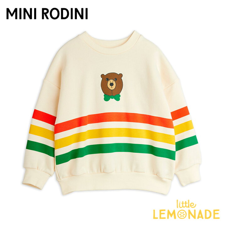 楽天市場】ミニロディーニ Bear stripe sweatshirt (80/86) MINI 