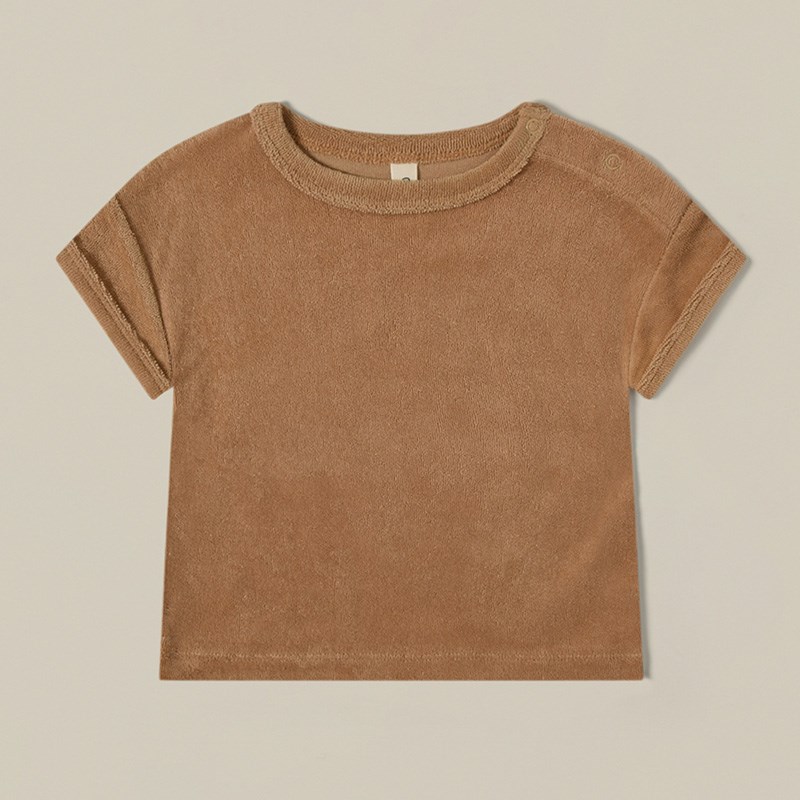 楽天市場】【Organic Zoo】 Gold Terry Boxy T-Shirt 【0-6か月/6-12か 