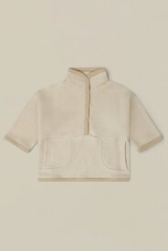 【Organic Zoo】Warm Sand Fleece Sweater 【1-2歳/2-3歳/3-4歳】 コットン フリース セーター オフホワイト オーガニックコットン オーガニックズー ベビー 子ども むすこ服 むすめ服 海外こども服 おしゃれ リトルレモネード アパレル AW23 13WSFSOZ SALE