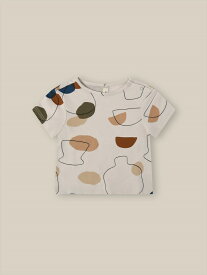 【organic zoo】Ceramics Classic T-Shirt 【0-6か月/6-12か月/1-2歳/2-3歳/3-4歳/4-5歳】半袖 Tシャツ トップス カットソー セラミック柄 オーガニックズー ベビー 子ども むすこ服 むすめ服 ユニセックス リトルレモネード アパレル SS24 14STCOZ