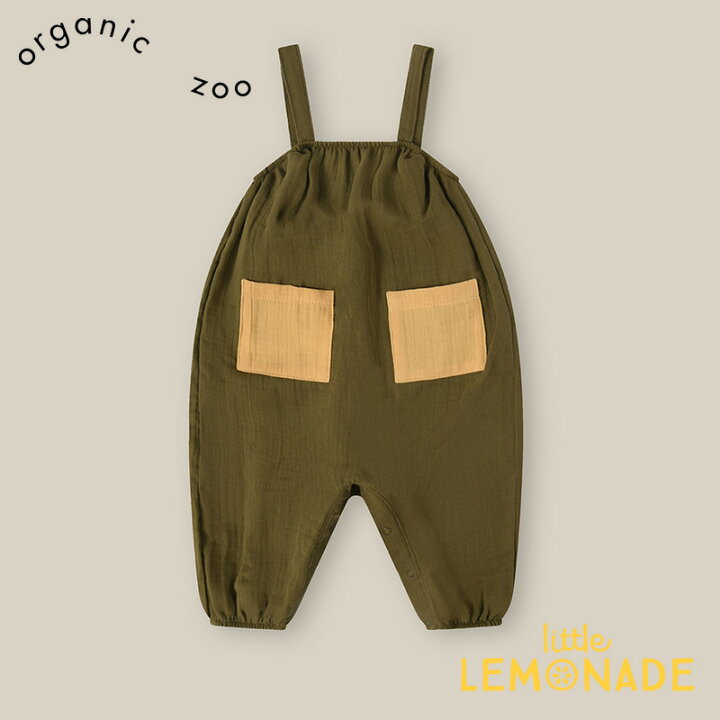 楽天市場】オーガニックズー Olive Artisan Jumpsuit 2-3歳/3-4歳 