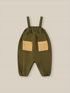 �I�[�K�j�b�N�Y�[ Olive Artisan Jumpsuit 1-2��/2-3��/3-4�� organic zoo �T���y�b�g �_���K���[ �I���[�u �Ȃ� ���X���� �x�r�[ �q�ǂ� �ނ����� �ނ��ߕ� 92cm 98cm 104cm ���g�������l�[�h �A�p���� SS24 14