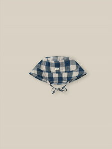 I[KjbNY[ Pottery Blue Gingham Bucket Sun Hat 2-3/3-4 organic zoo oPbg nbg Xq u[ MK`FbN 悯 I[KjbNRbg qǂ ނ ނߕ 98cm 104cm g