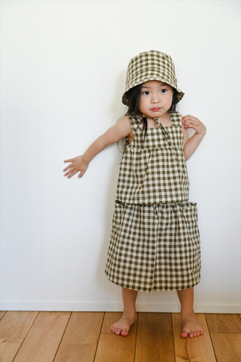 楽天市場】【Organic Zoo】 Olive Gingham Tutti Skirt 【1-2歳/2-3歳  