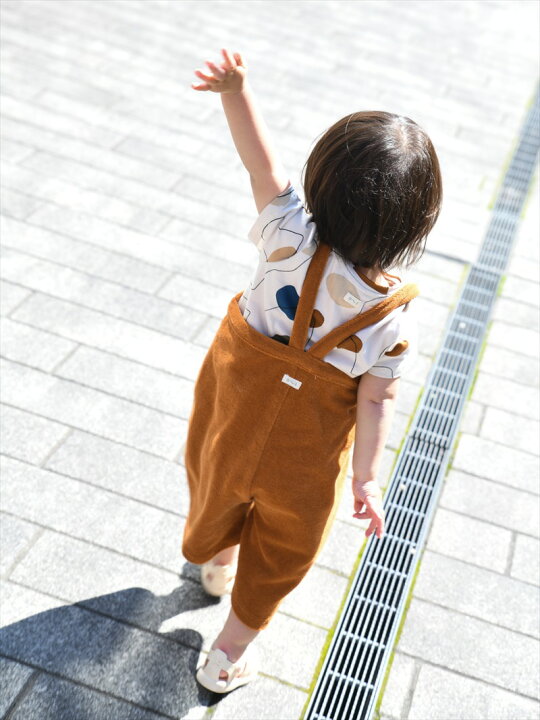 楽天市場】【organic zoo】Terracotta Terry Cropped Dungarees【1-2歳 