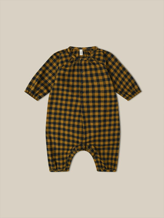 楽天市場】【organic zoo】 Blueberry Gingham Onesie 【3-6か月・6-12 