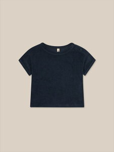 I[KjbNY[ Navy Terry Boxy T-Shirt (6-12/1-2/2-3/3-4/4-5) organic zoo  TVc lCr[ e[f pCn n xr[ qǂ 80cm 92cm 98cm 104cm 110cm gl[h Ap
