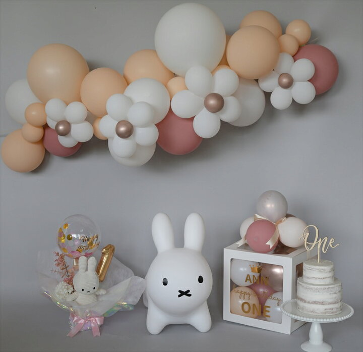 楽天市場 風船 お花のバルーンが作れるdiyキット 3個分 色が選べる 誕生日 バルーン バースデー ゴム風船 バルーンフラワー パーティー 飾り 1st 白 Balloon 結婚式 ウェディング イースター フラワー あす楽 リトルレモネード Lls リトルレモネード楽天市場店
