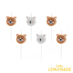 �yParty Deco�z���܂���̃o�[�X�f�[�L�����h���Z�b�g �x�A �a���� �o�[�X�f�C �L�O�� �p�[�e�B�[�f�R���[�V���� ���� Birthday candles Bear ���g�������l�[�h 300��