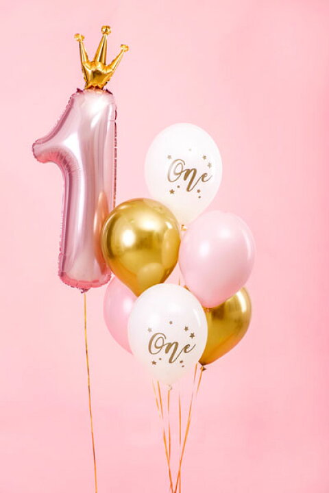楽天市場 Party Deco 6枚入り Oneデザイン ファーストバースデー パステルピンク 女の子 パーティーバルーン11インチ 28cm ゴム 風船 バルーン 装飾 デコレーション パーティー 1歳 誕生日 バースデイ One Pastel Pale Pink あす楽 リトルレモネード リトル