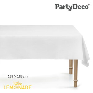 �yParty Deco�z �v���X�`�b�N�� �e�[�u���J�o�[ �z���C�g �g���̂� �e�[�u���N���X 137cm×183cm ���n �� �V���v�� �a���� ���j�� ���� ��t ��l ���̎q �j�̎q �p�[�e�B�[ �C�x���g �e�[�u���E�F