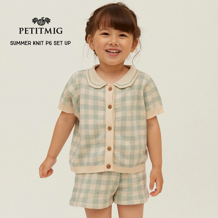 楽天市場】【PETITMIG】 summer knit P6 set up 【1-2歳/80cm - 4-5歳 