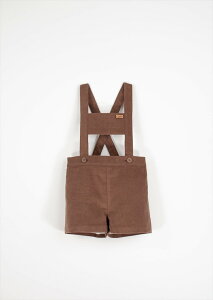 yPopelinz MOD.6.5 Ochre-coloured corduroy short romper suit y12-18/18-24/2-3΁zXgbvt V[g p[X n R[fC Rbg Tybg xr[ CO qǂ AAp 