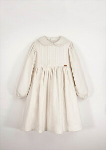 yPopelinz MOD.31.1 Off-white two-tone dress with baby collar y2-3/4/6΁z ݕt s[X ItzCg n P[u҂  hX CO LbY qǂ AAp |y gl