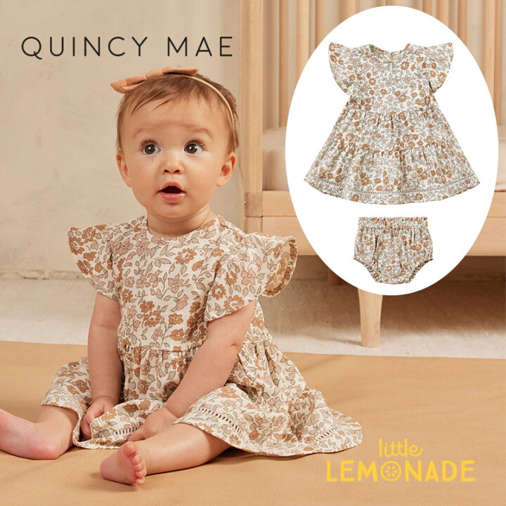 楽天市場】【Quincy Mae】LILY DRESS 【2-3歳/4-5歳】 GARDEN ブルマ 