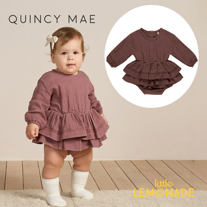 楽天市場】【Quincy Mae】ROSIE ROMPER 【6-12か月/12-18か月/18-24か 