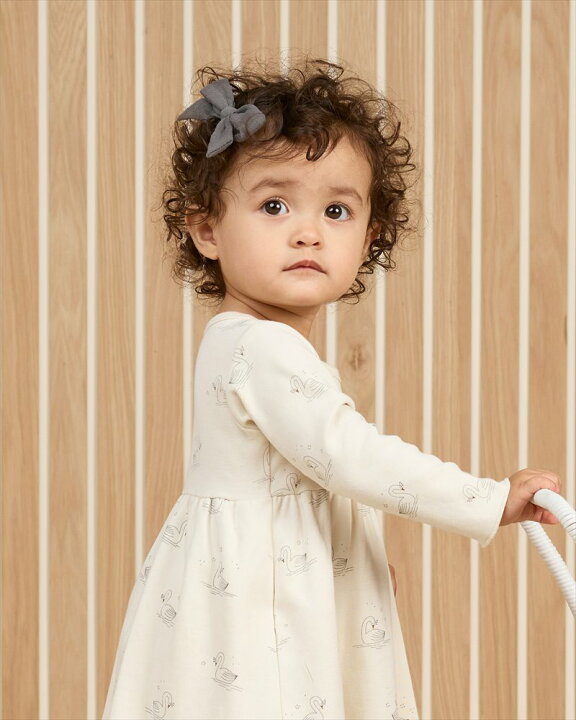 楽天市場】【Quincy Mae】LONG SLEEVE BABY DRESS 【12-18か月/18-24か 