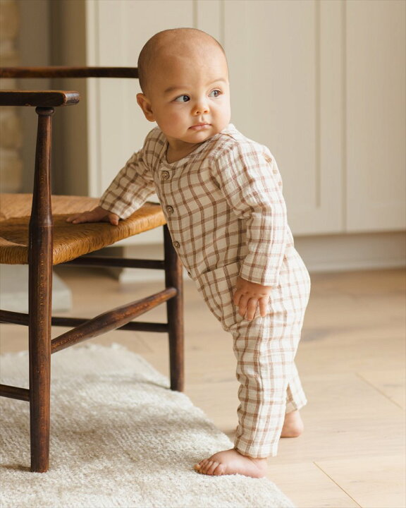 楽天市場】【Quincy Mae】POCKETED WOVEN JUMPSUIT 【3-6か月/6-12か月 