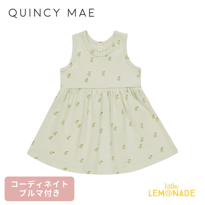 楽天市場】【Quincy Mae】RIBBED TANK DRESS 【18-24か月】APPLES 