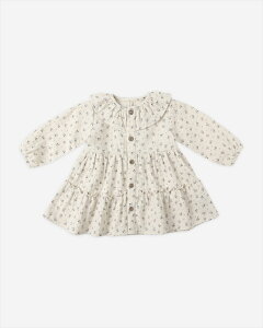 NCV[C RUFFLE COLLAR BUTTON DRESS (6-12/12-18/18-24/2-3/4-5) BLUEBELL s[X  Quincy Mae xr[ LbY Ԃ qǂ ԕ V oYj 70/80/90/100/110cm gl[