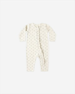 NCV[CRUFFLE JUMPSUIT (3-6/6-12/12-18) BLUE DITSY WvX[c Jo[I[ p[X  Quincy Mae xr[ Ԃ qǂ ԕ t@Xi[ V oYj oY 70/80c