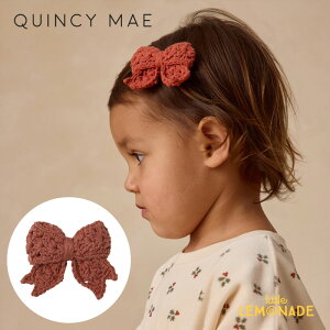 NCV[C CROCHET BOW || CRANBERRY wANbv Quincy Mae NVF҂݃{ bh wAANZT[ ̎q a o v[g Mtg Ԃ qǂ LbY NX}X g