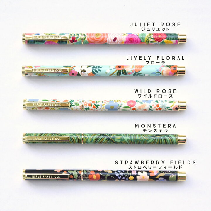 楽天市場 Rifle Paper ライフルペーパー 花柄 ボールペン 女性向けギフト 筆記具 プレゼント お祝い 送別祝い Pen ボールペン ステーショナリー 文房具 おしゃれ 可愛い 入園 入学 入社 新生活 Flower Pen あす楽 リトルレモネード リトルレモネード楽天市場店
